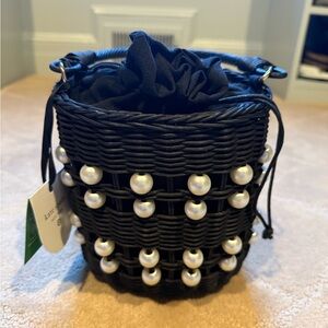 Kate Spade x Target Pearl Embellished Basket Bucket Bag